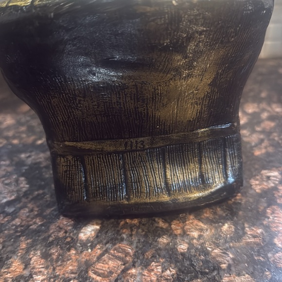 VTG Black Sitting Santa Christmas Holiday African collectors rare - Picture 5 of 9